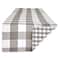 DII® 72" Reversible Gingham & Buffalo Check Table Runner